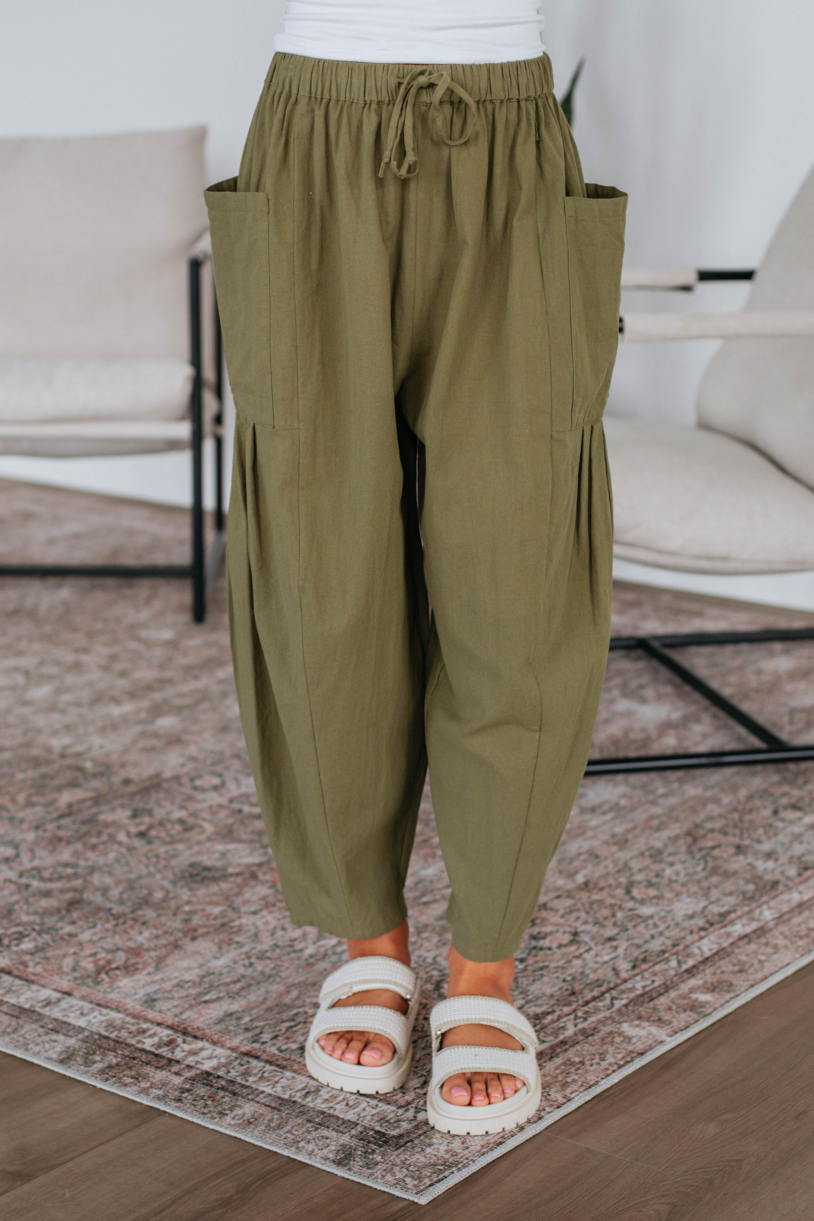Adeera Pants - Burnt Olive - Image 3