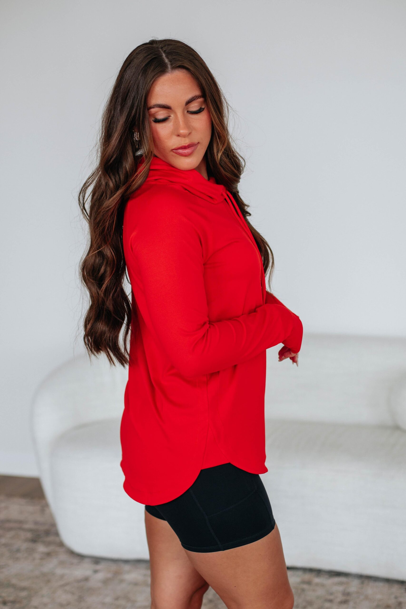 Alice Active Hoodie - Cherry - Image 3