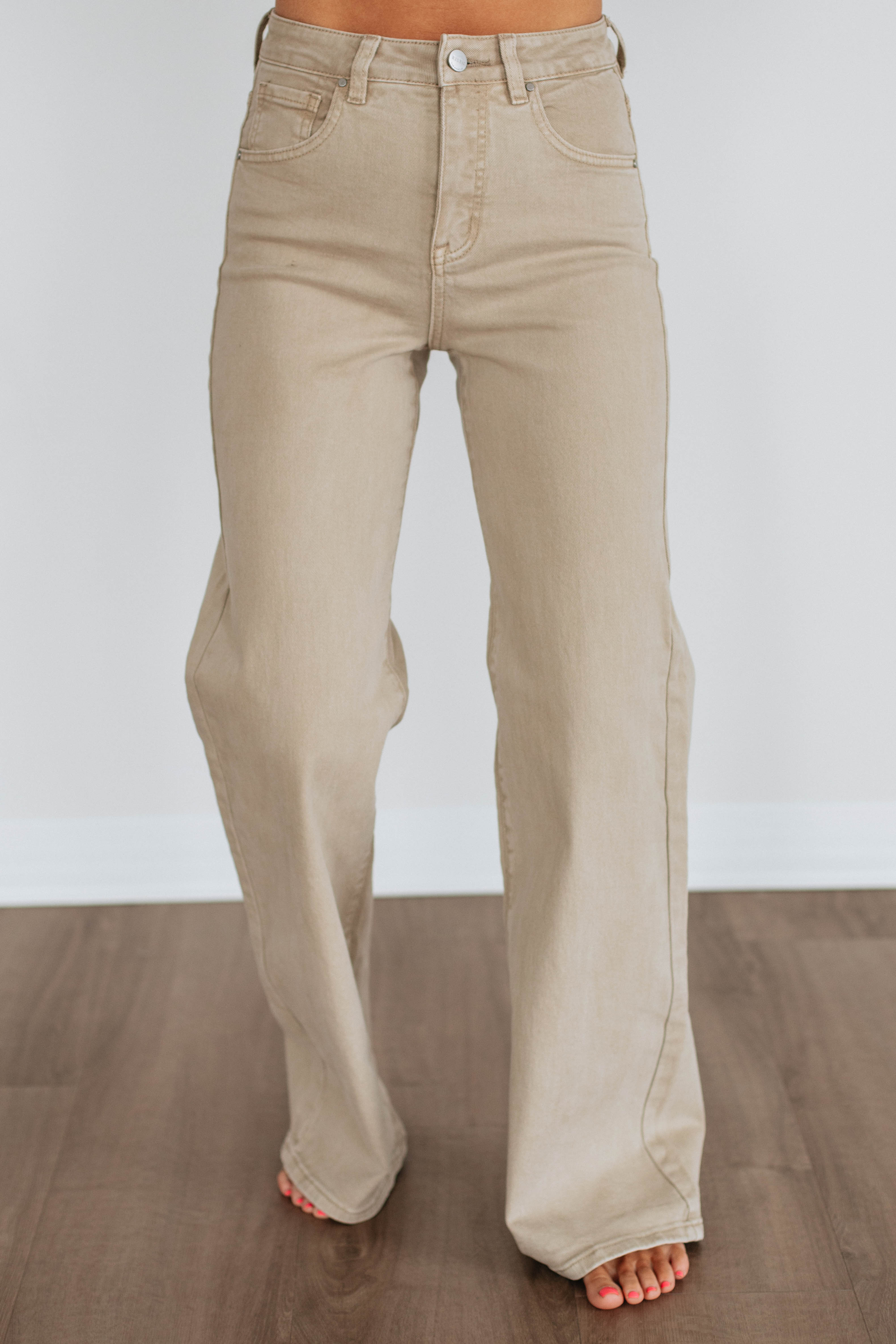 Kenna Risen Jeans - Khaki - Image 5