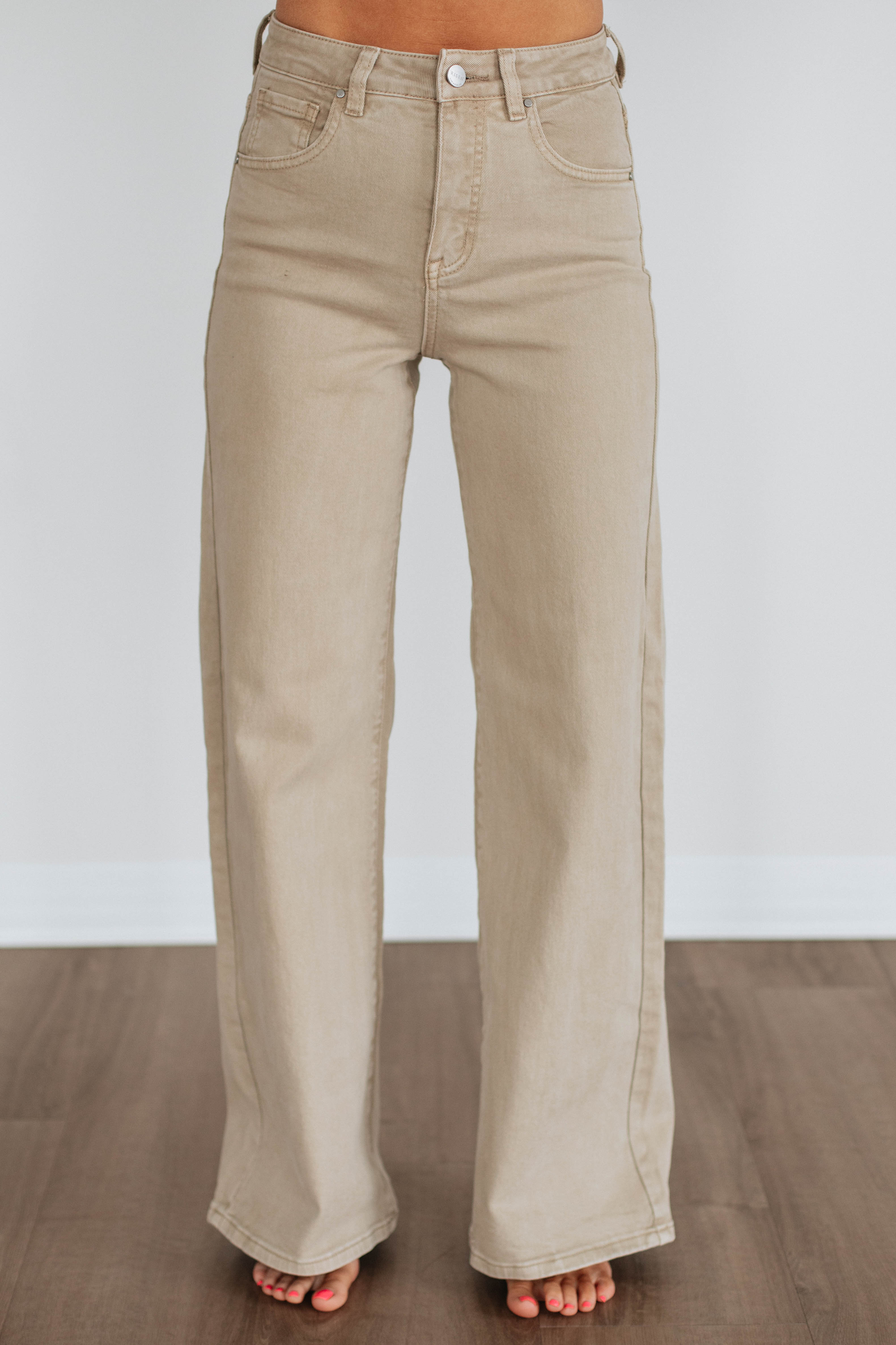Kenna Risen Jeans - Khaki - Image 3