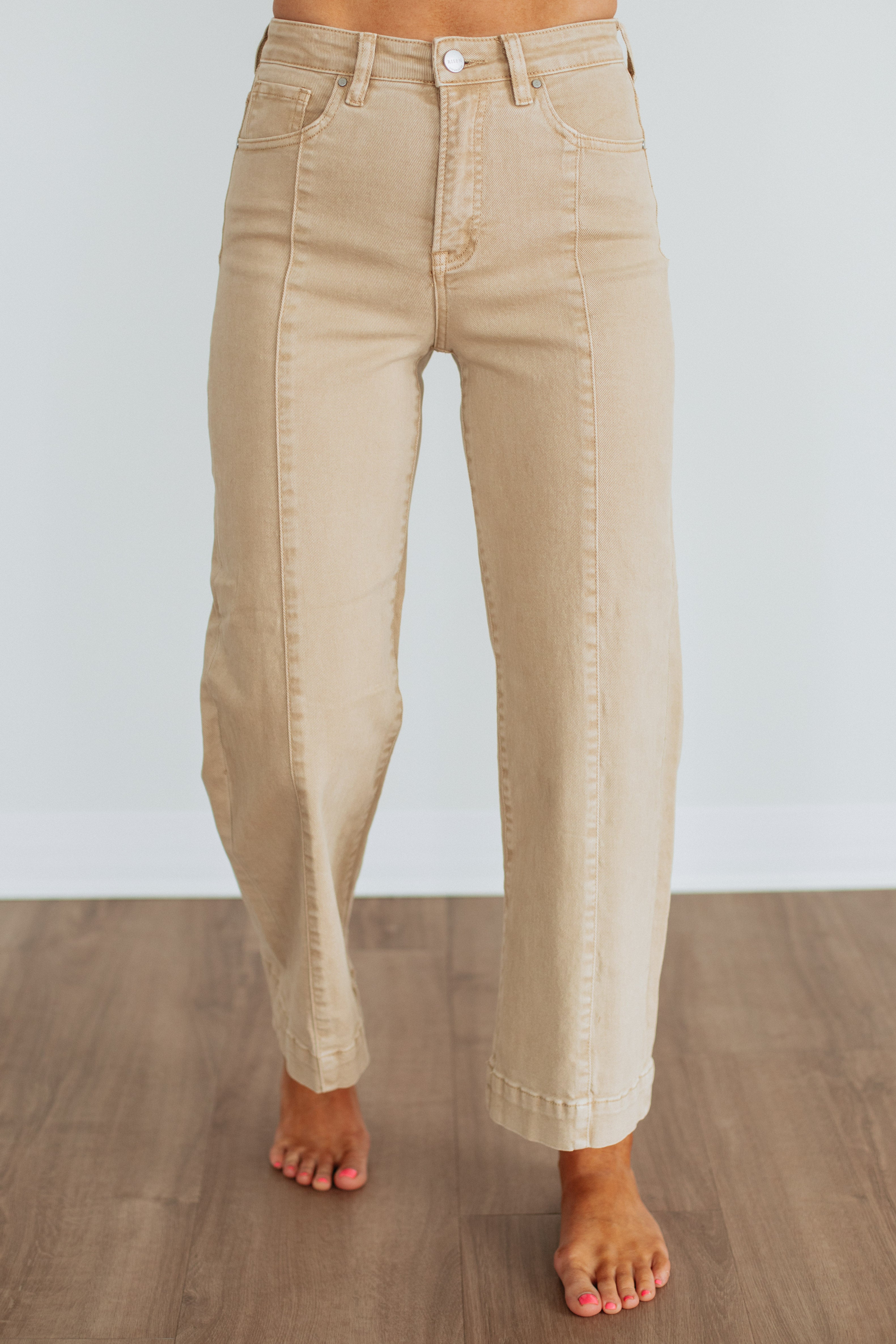 Emryn Risen Jeans - Khaki - Image 5