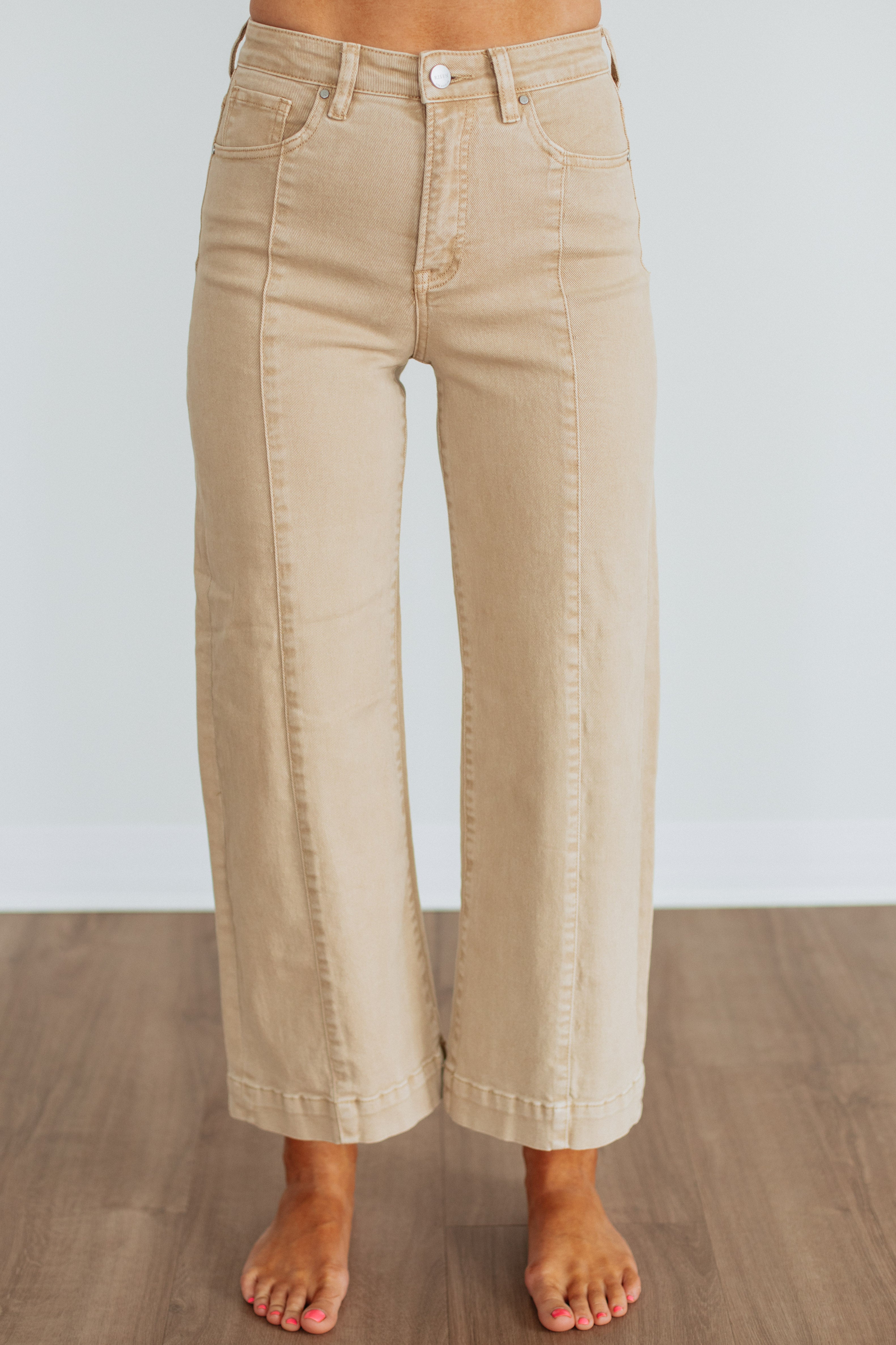 Emryn Risen Jeans - Khaki - Image 3
