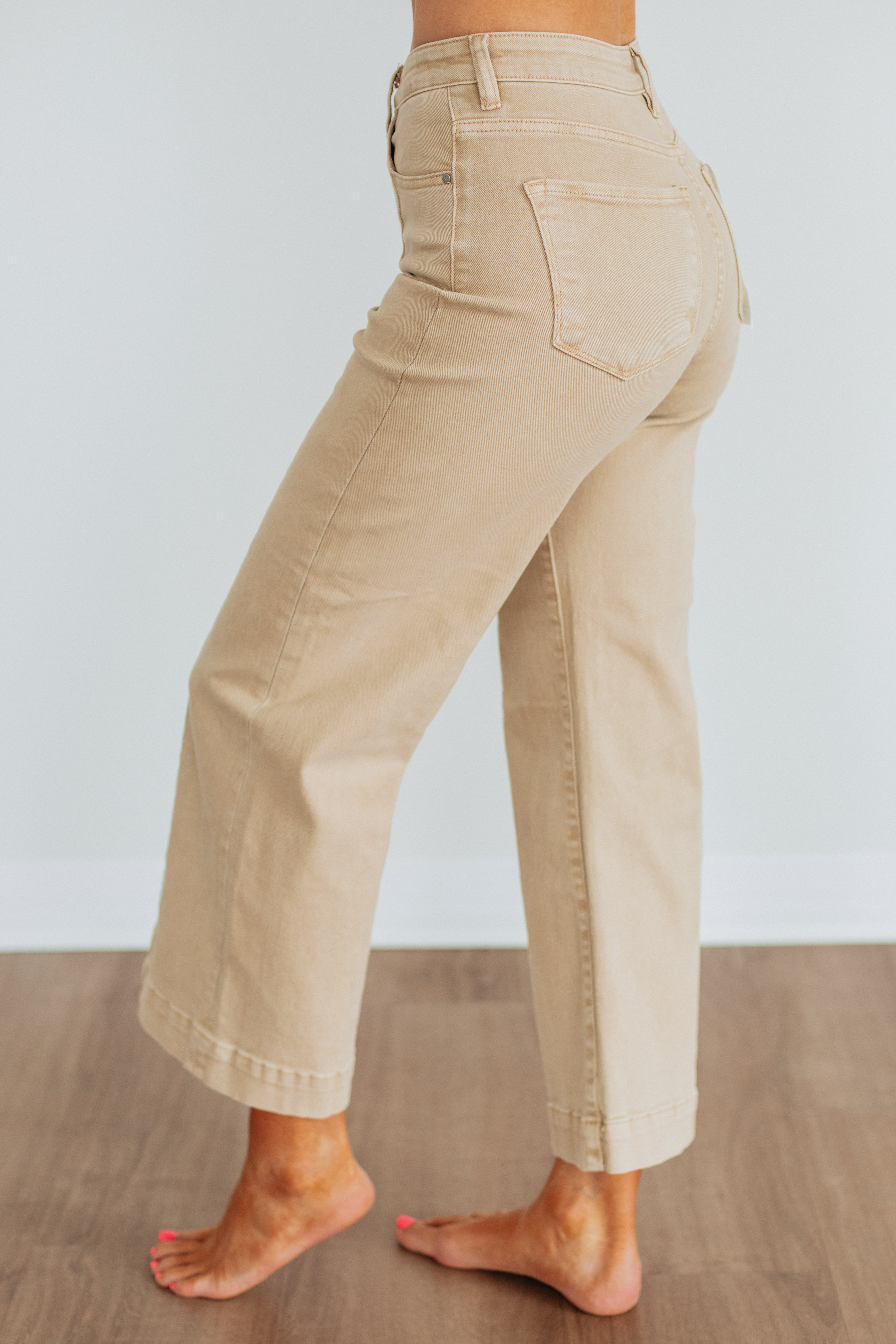 Emryn Risen Jeans - Khaki - Image 2