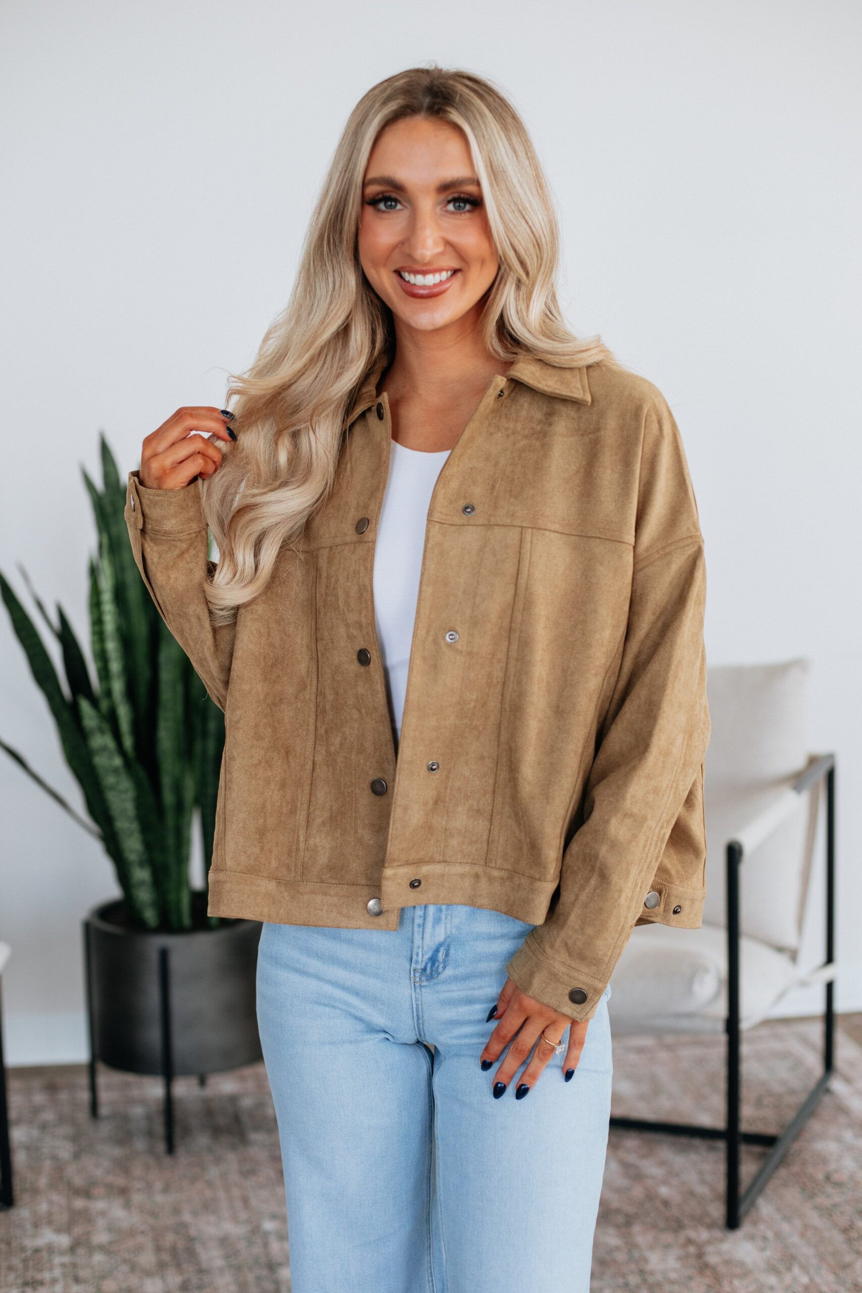 Janette Suede Jacket - Image 6