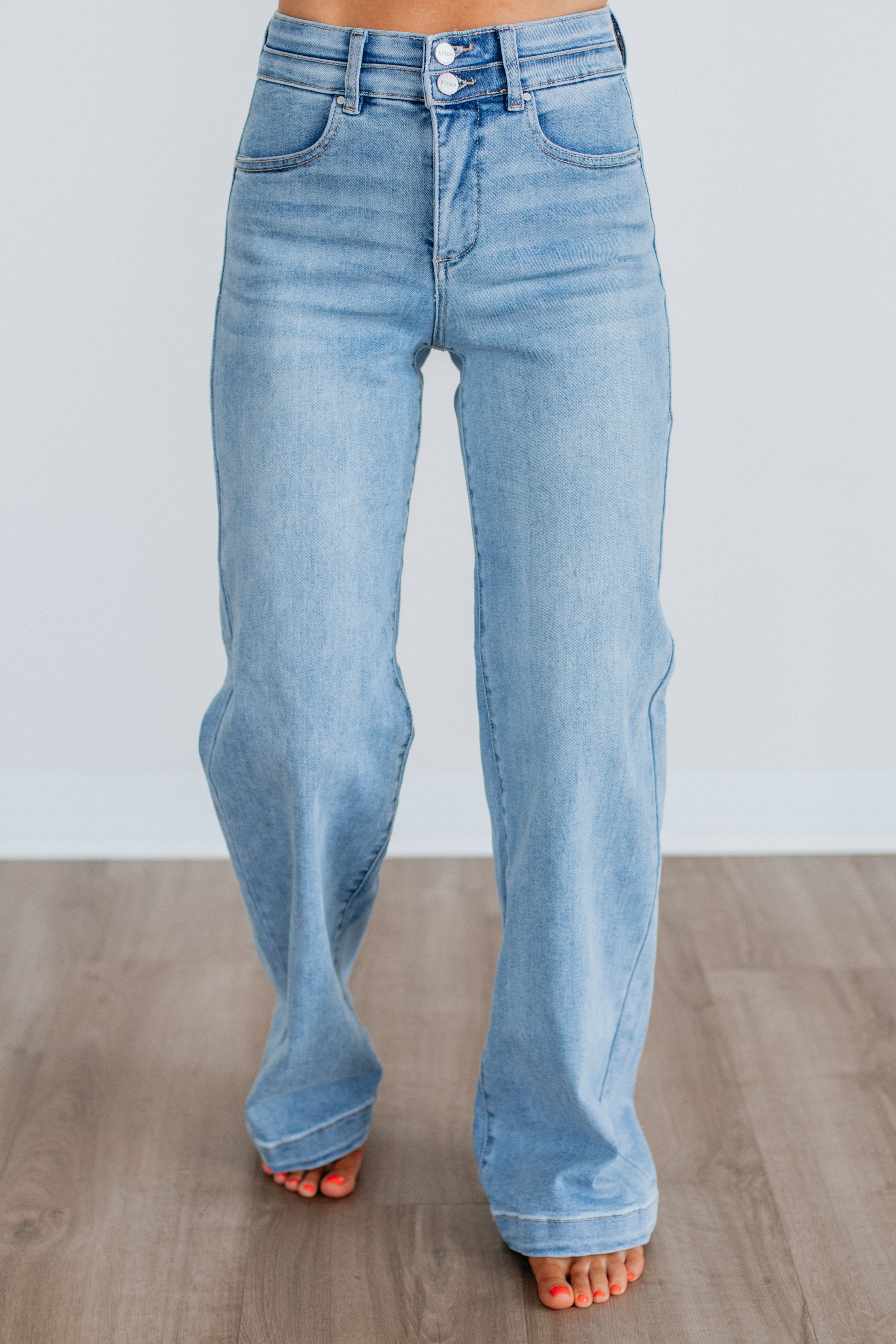 Kamiah Risen Jeans - Light Wash - Image 5