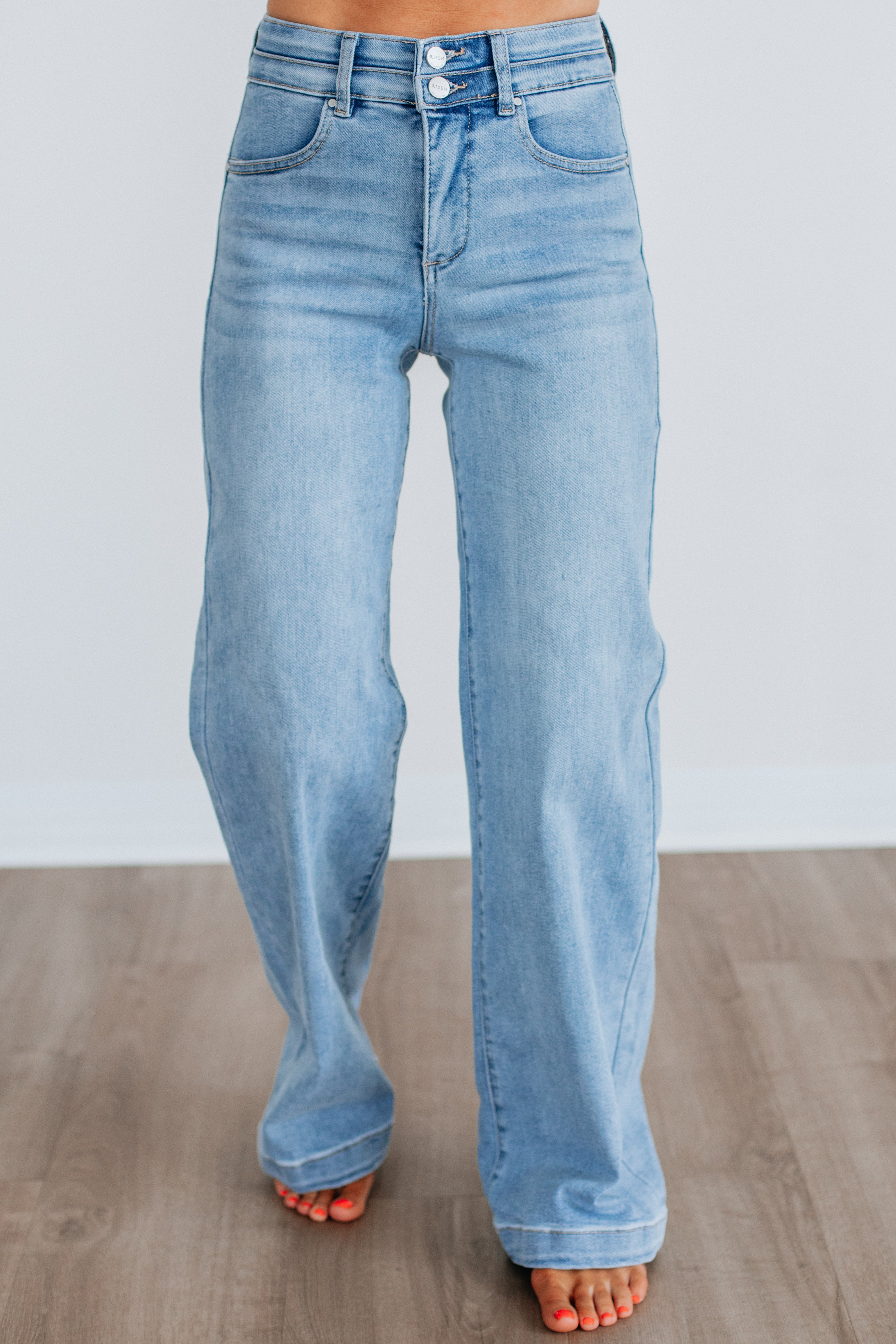 Kamiah Risen Jeans - Light Wash - Image 6