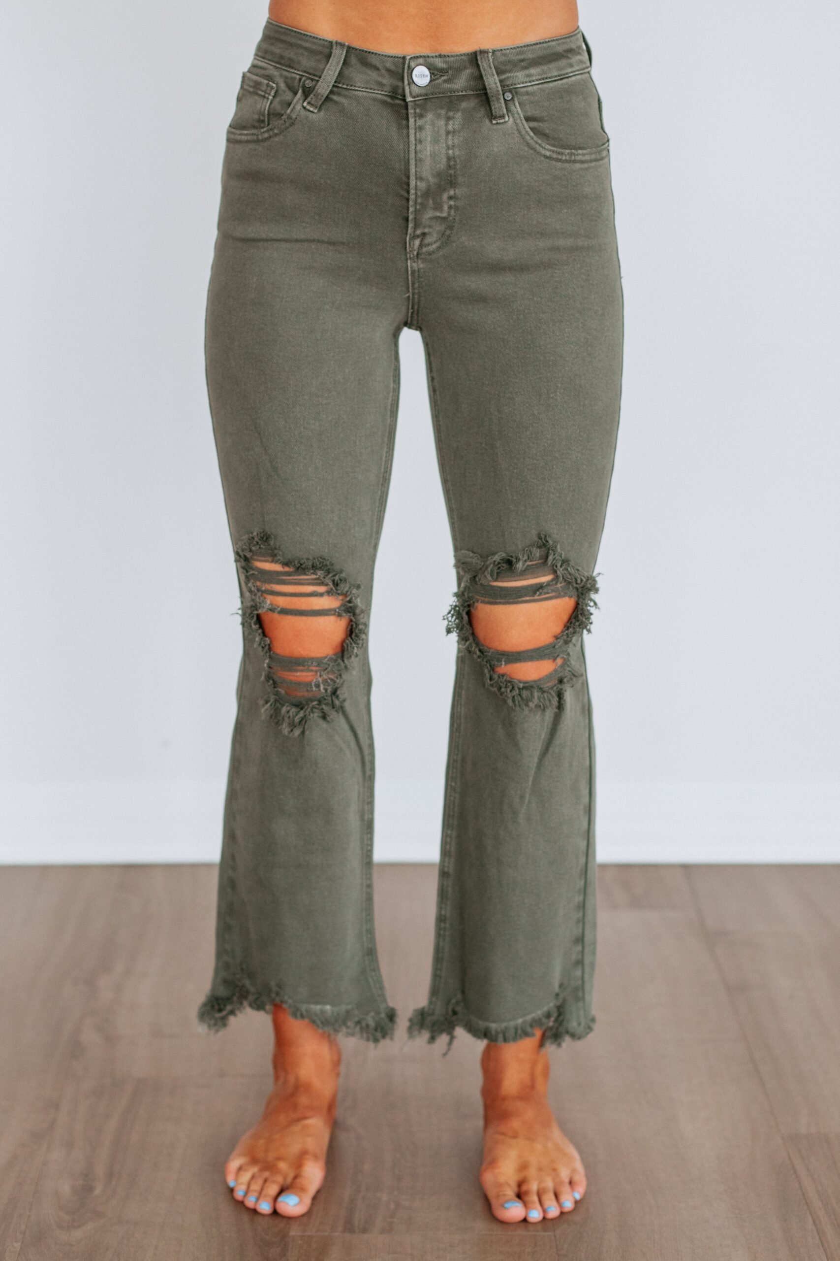 Rudy Risen Jeans - Dark Olive - Image 3