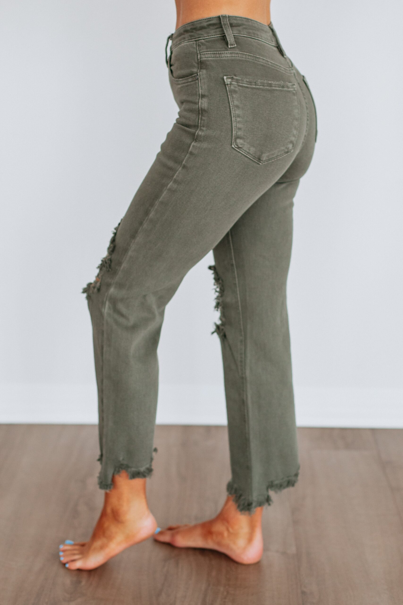 Rudy Risen Jeans - Dark Olive - Image 2
