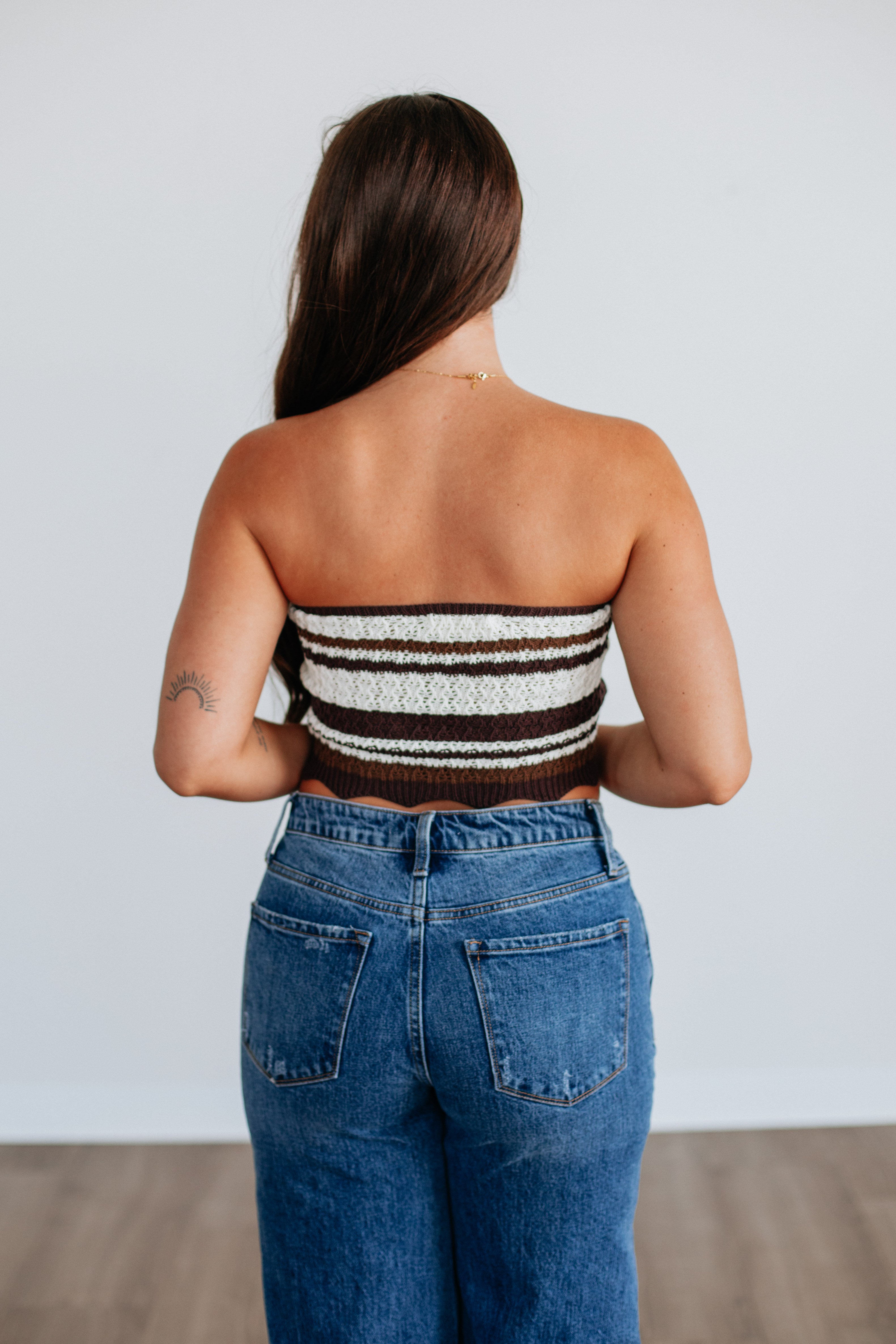 Adrie Striped Knit Top - Image 5