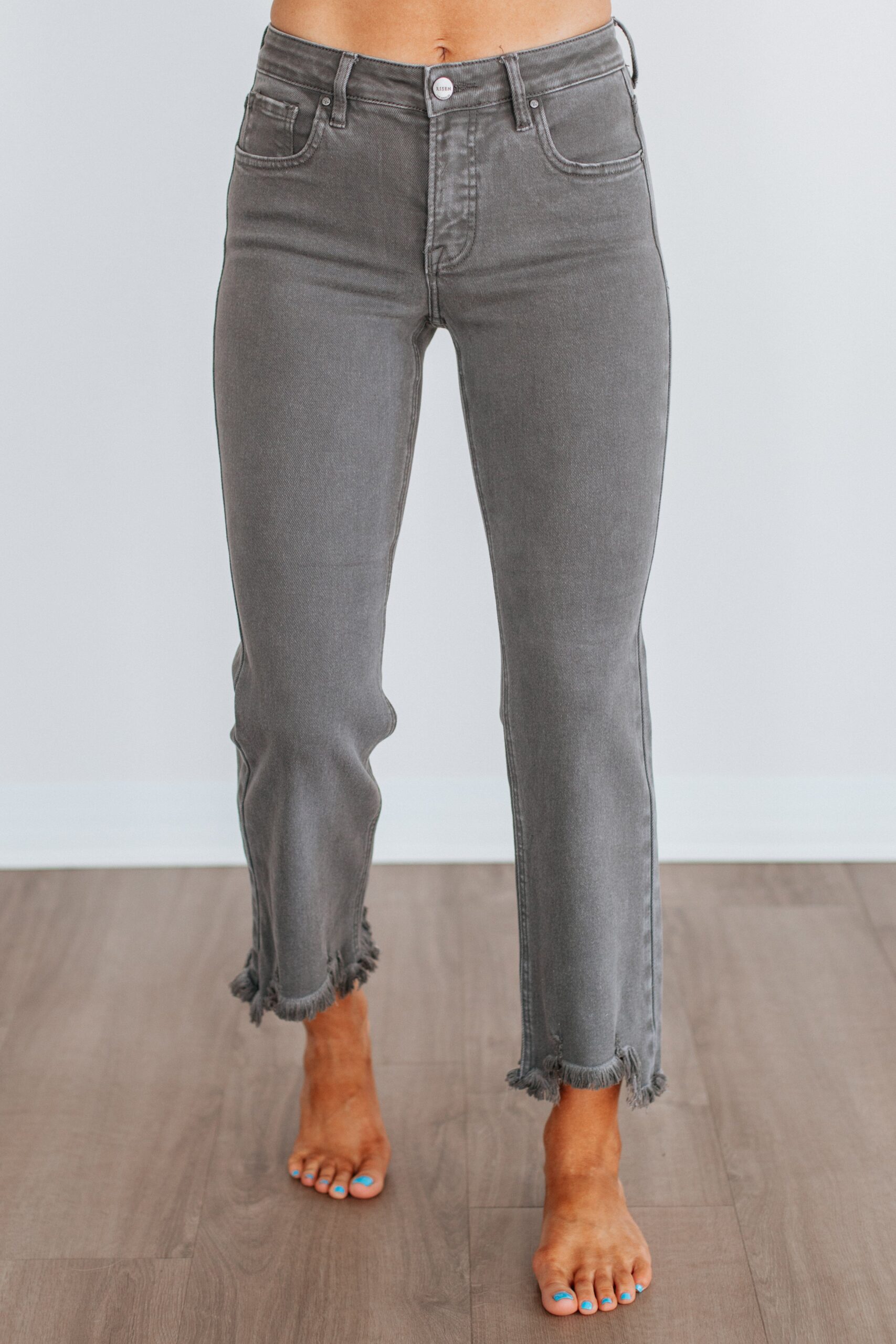Neona Risen Jeans - Charcoal - Image 5
