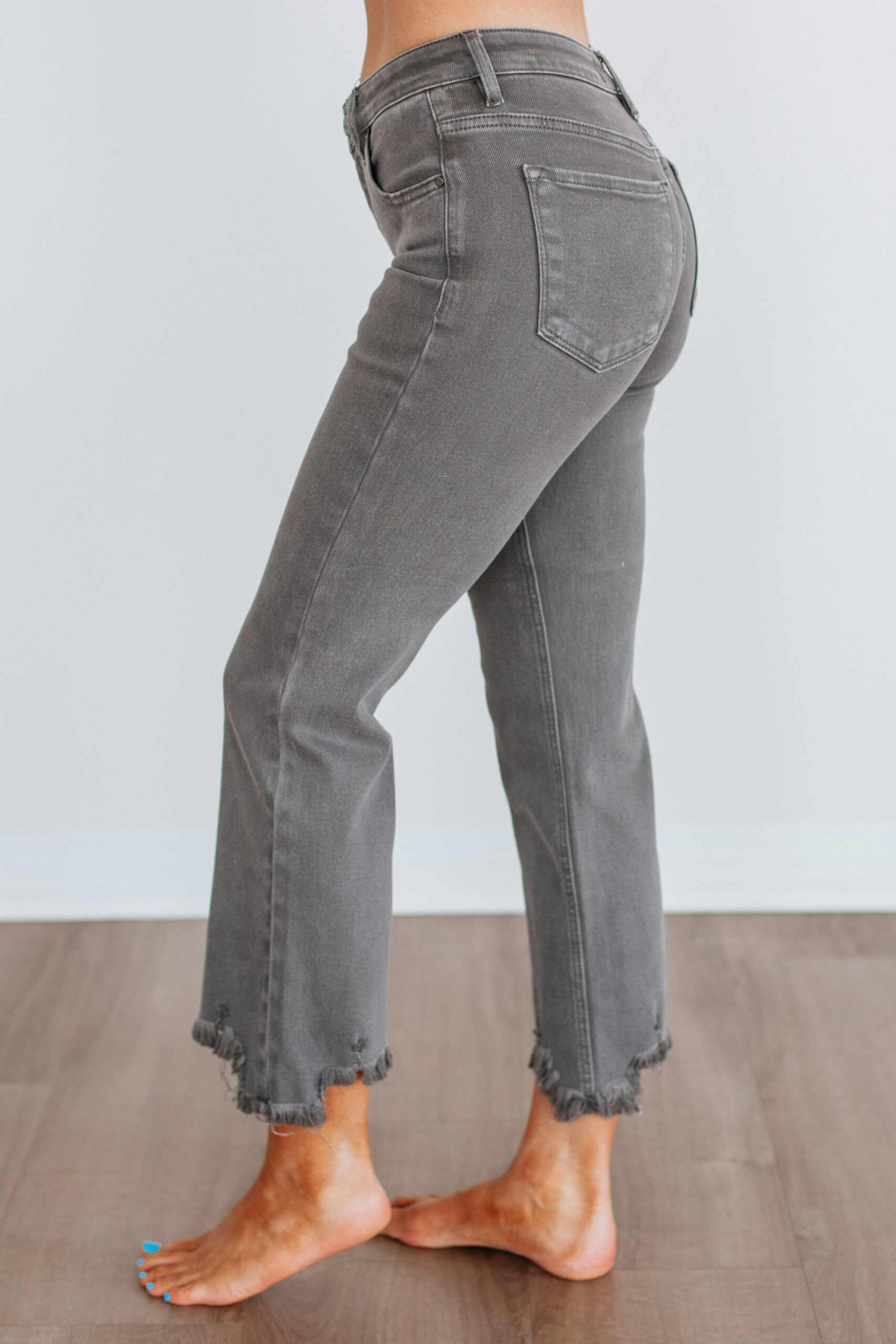 Neona Risen Jeans - Charcoal - Image 2