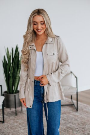 Talon Utility Jacket - Beige