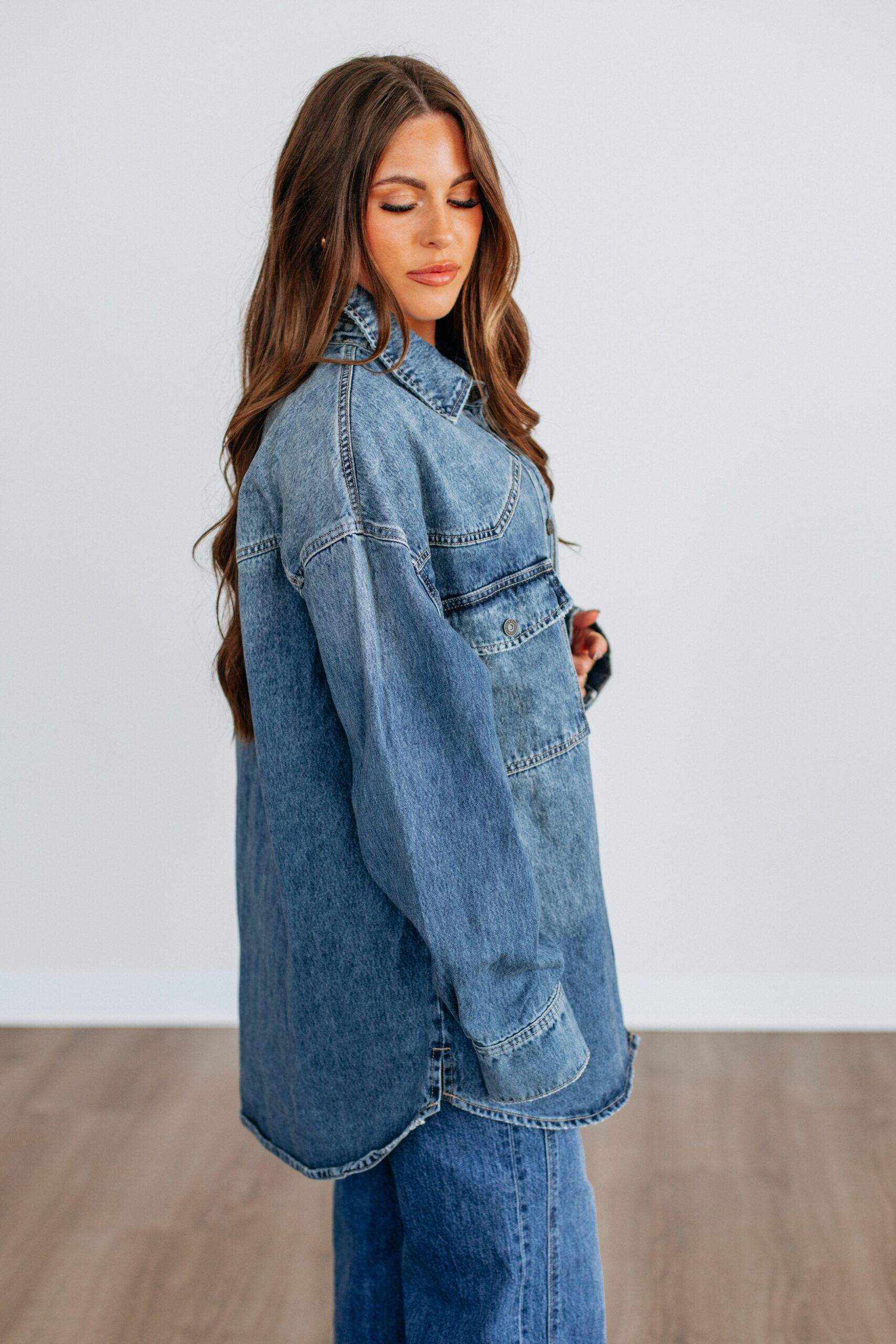 Sidnee Hidden Denim Jacket - Image 3