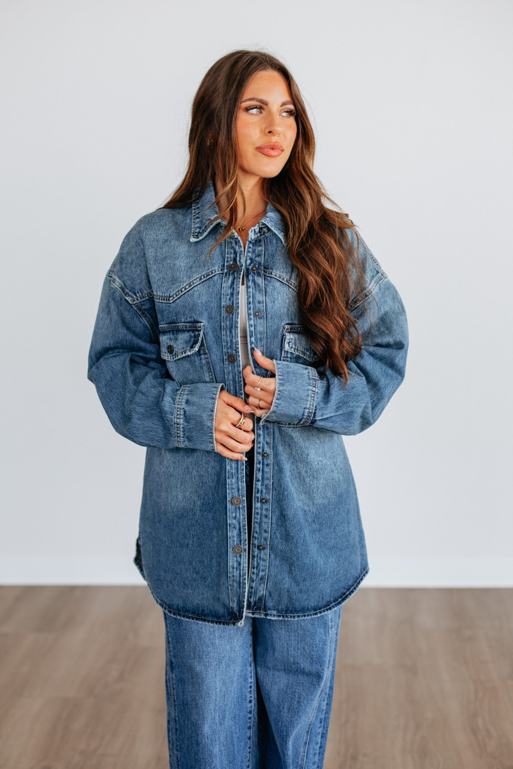Sidnee Hidden Denim Jacket - Image 5
