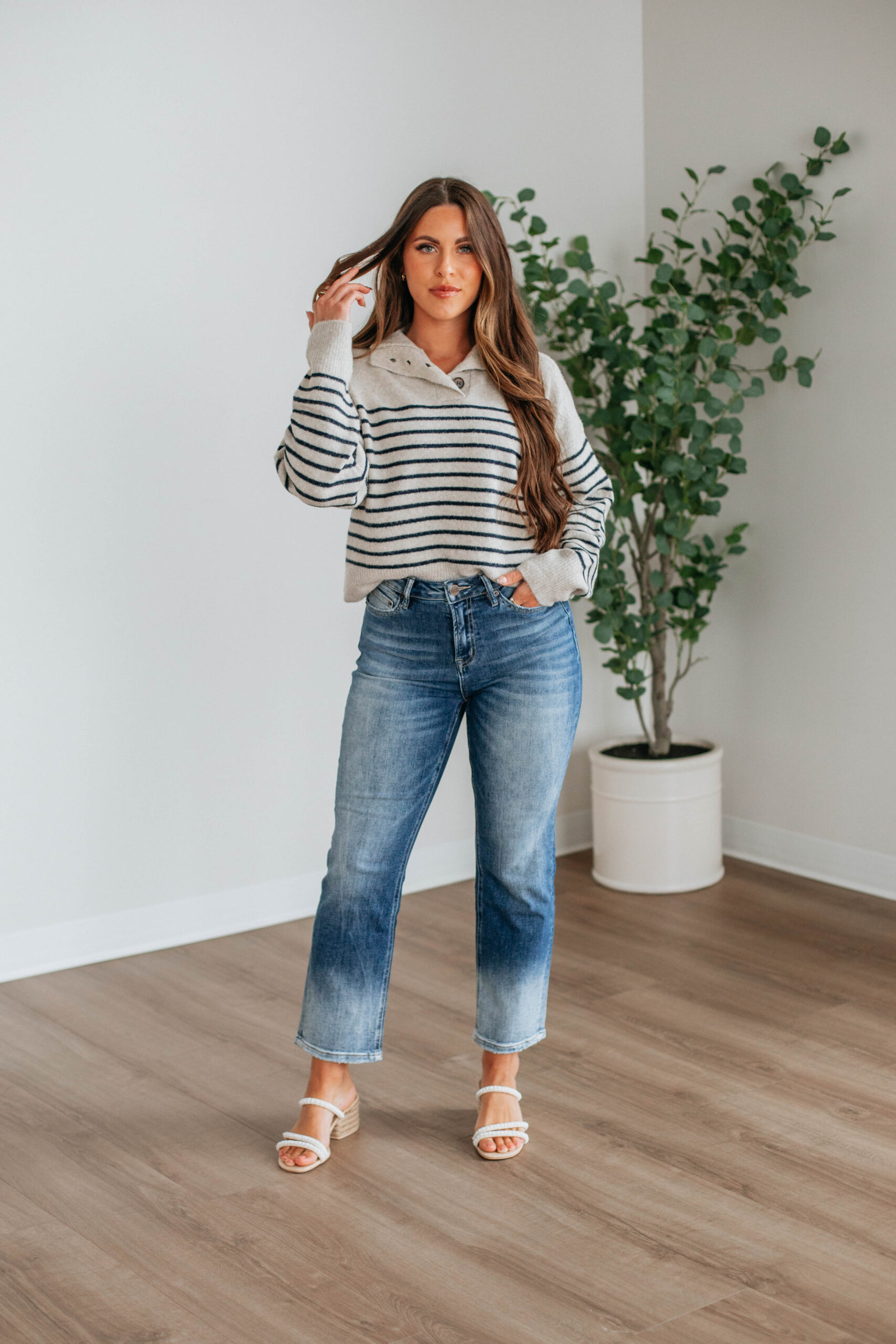 Tristen Striped Pullover - Image 2