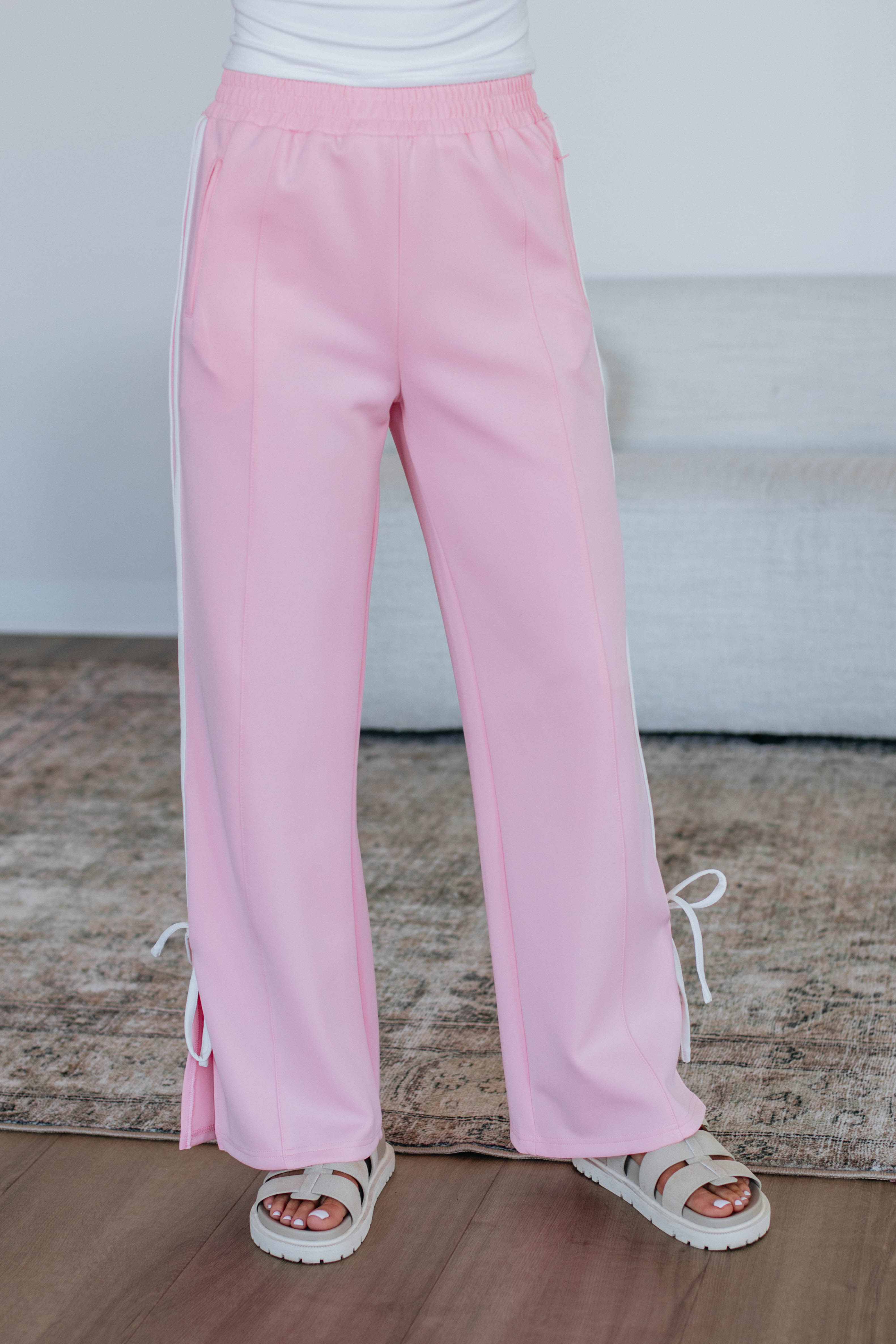Taylar Track Pants - Blush - Image 2