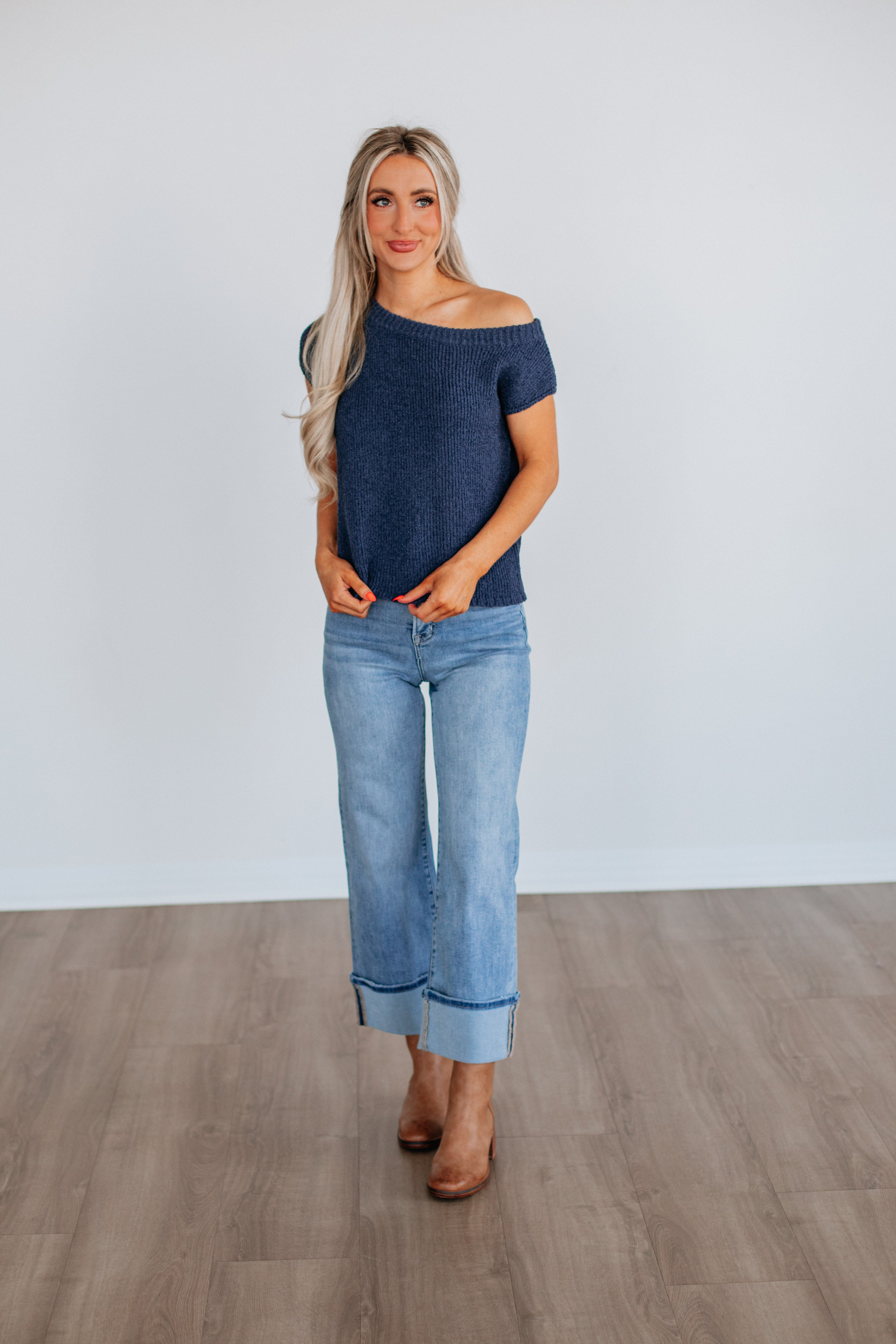 Cerissa Off The Shoulder Sweater - Image 3