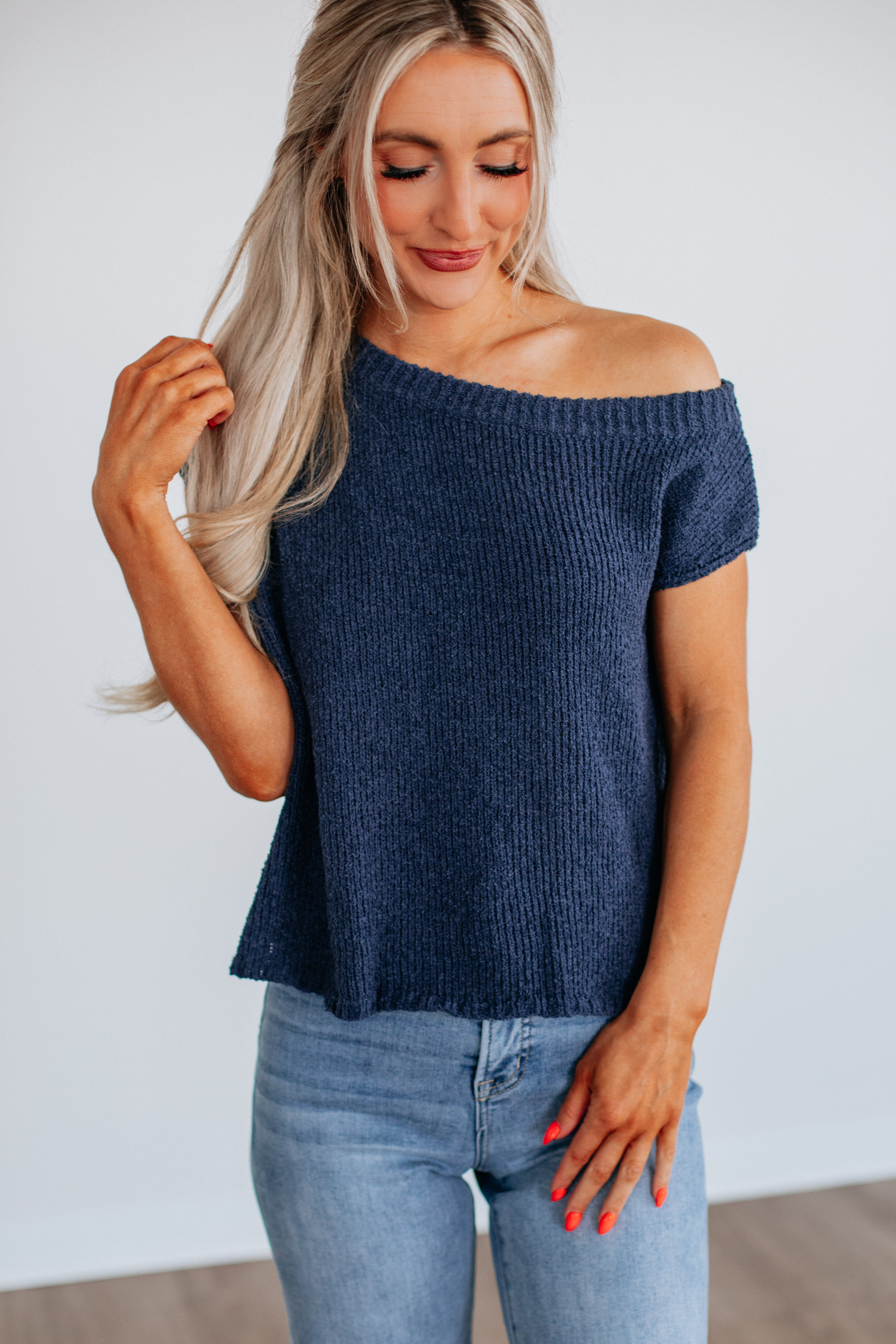 Cerissa Off The Shoulder Sweater - Image 2