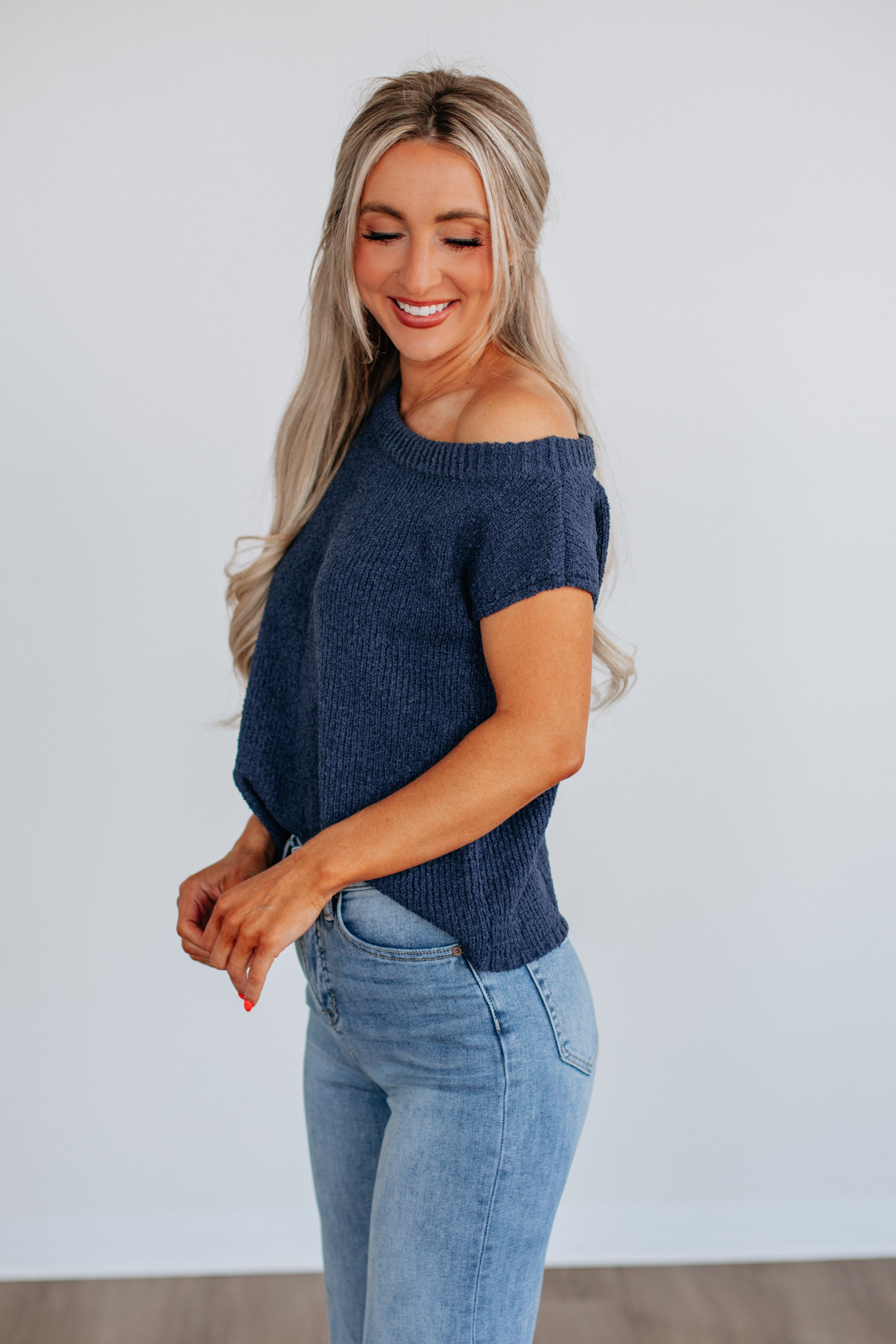 Cerissa Off The Shoulder Sweater - Image 4