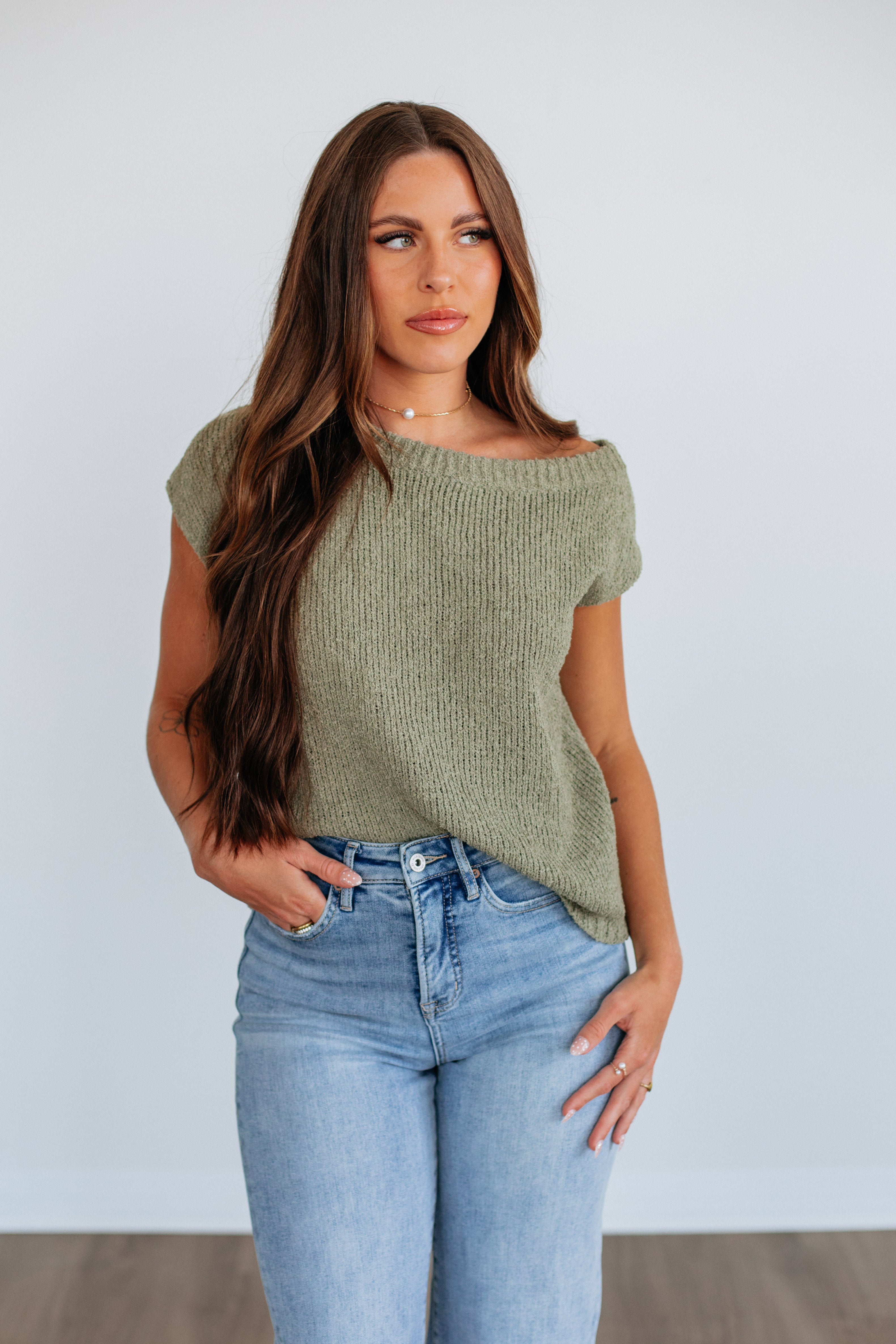 Cerissa Off The Shoulder Sweater - Image 11