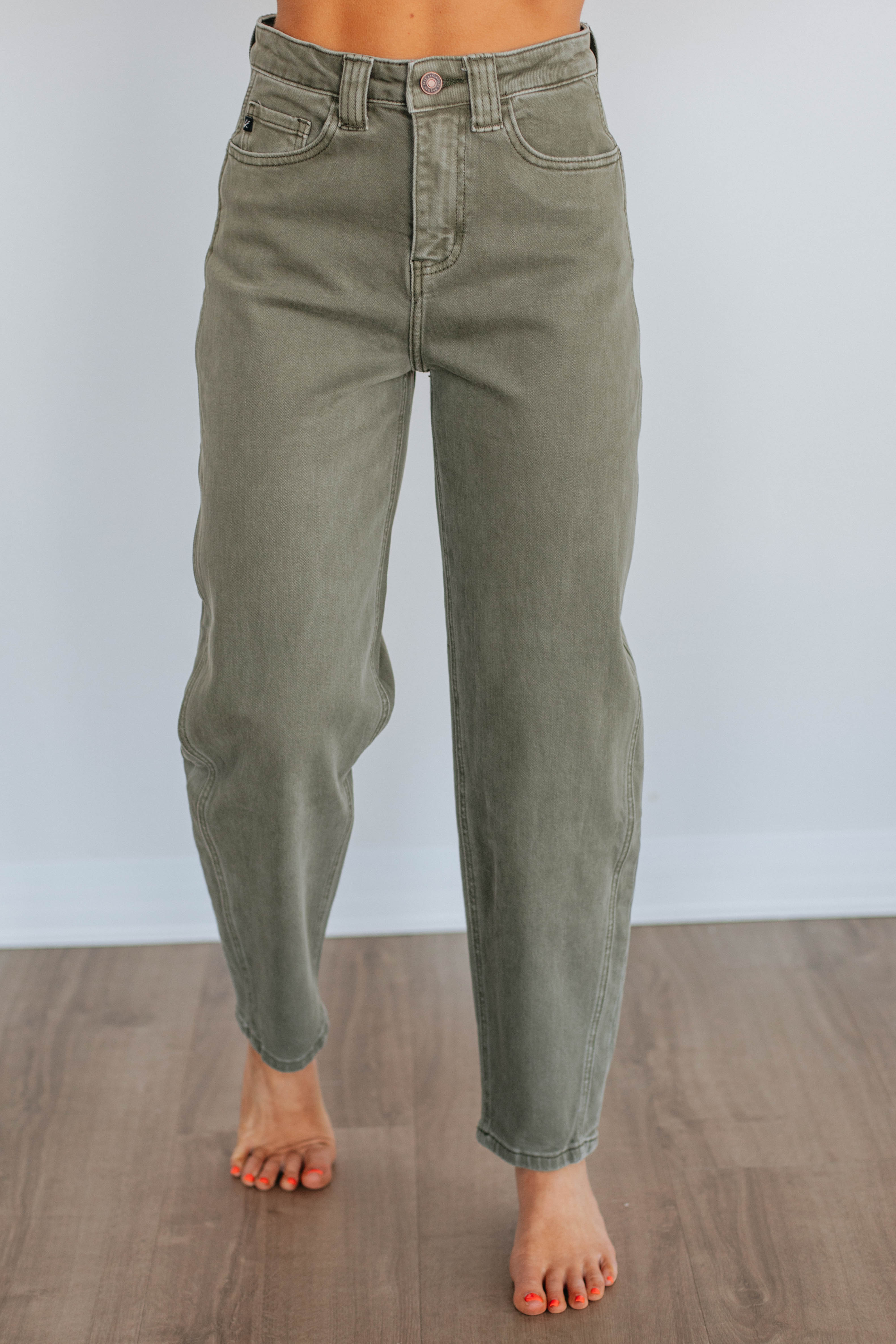 Trevina KanCan Jeans - Olive - Image 5