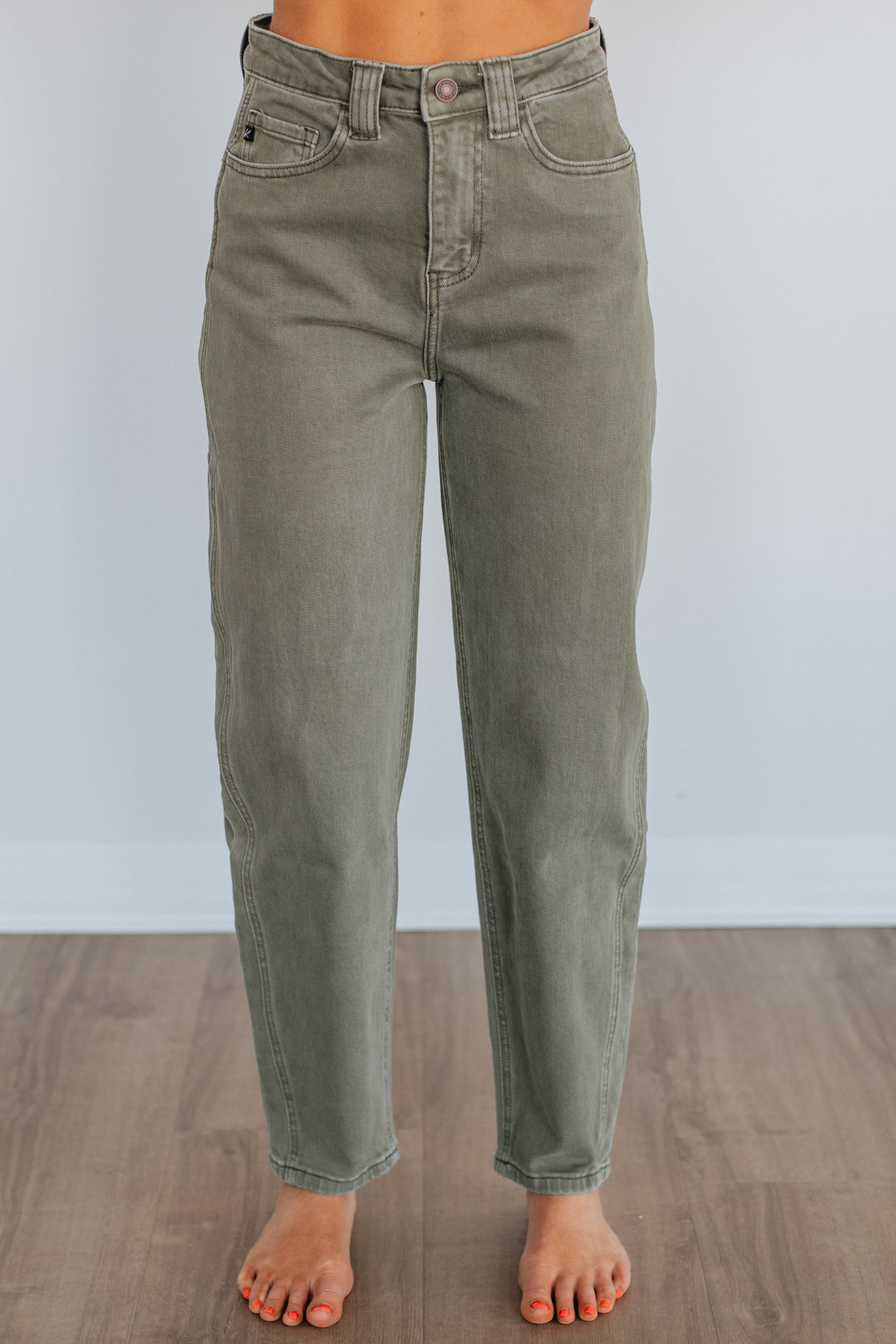 Trevina KanCan Jeans - Olive - Image 3