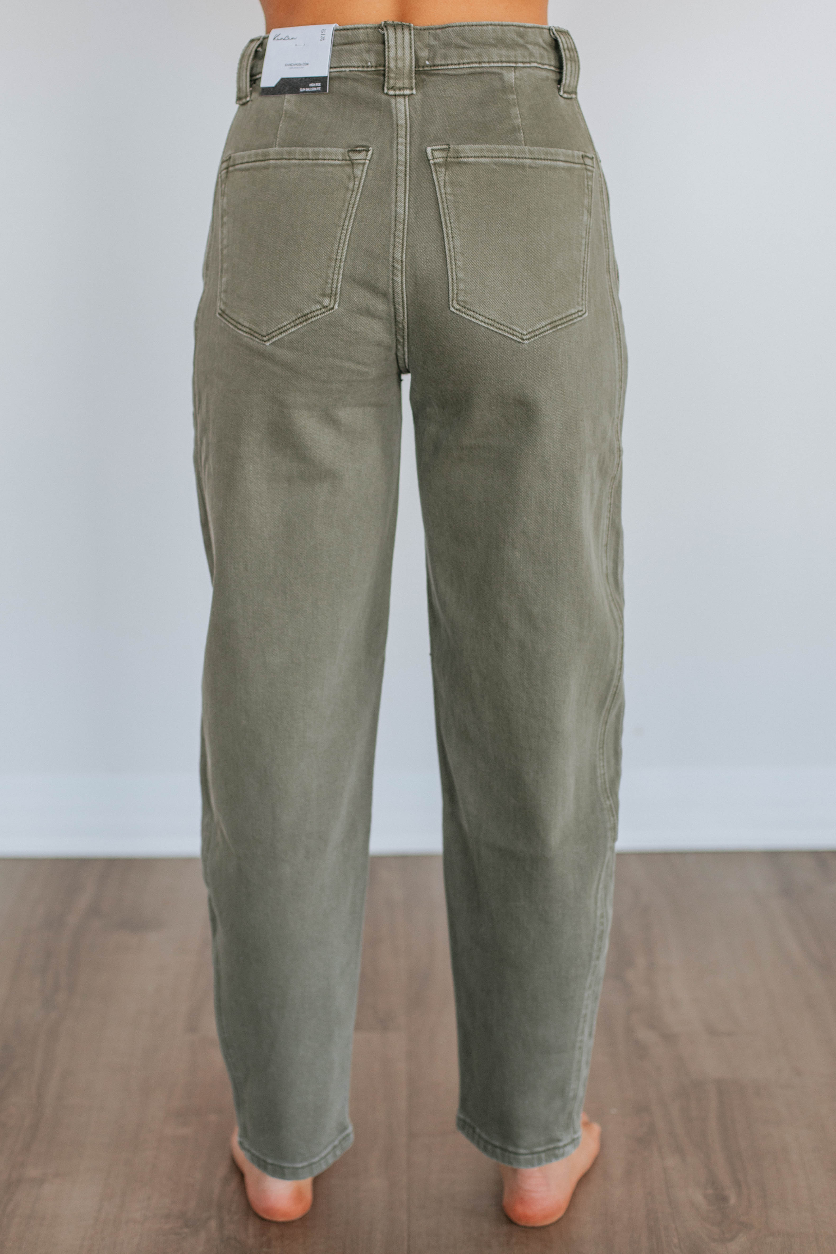 Trevina KanCan Jeans - Olive - Image 4