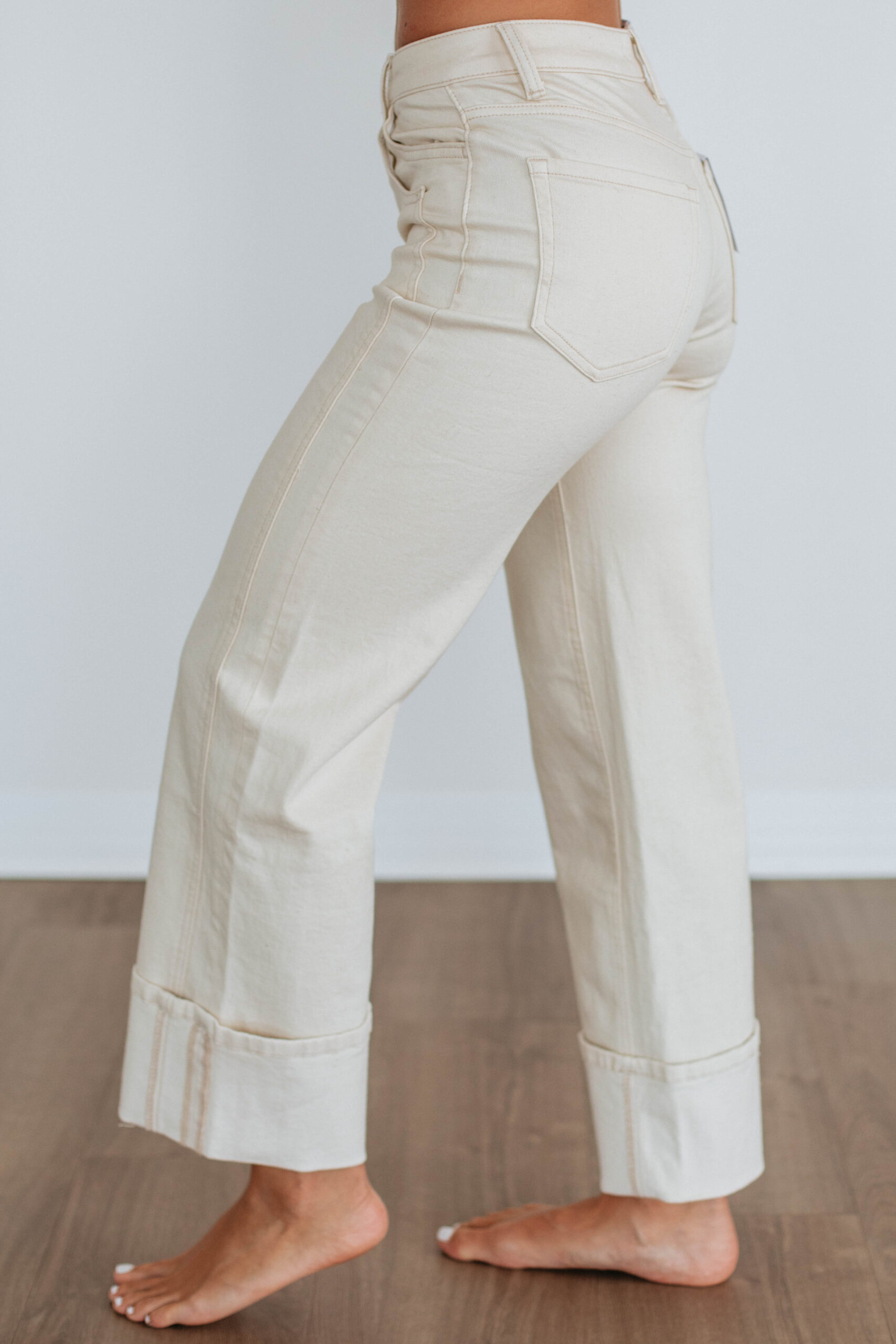 Olivia Vervet Jeans - Natural - Image 2