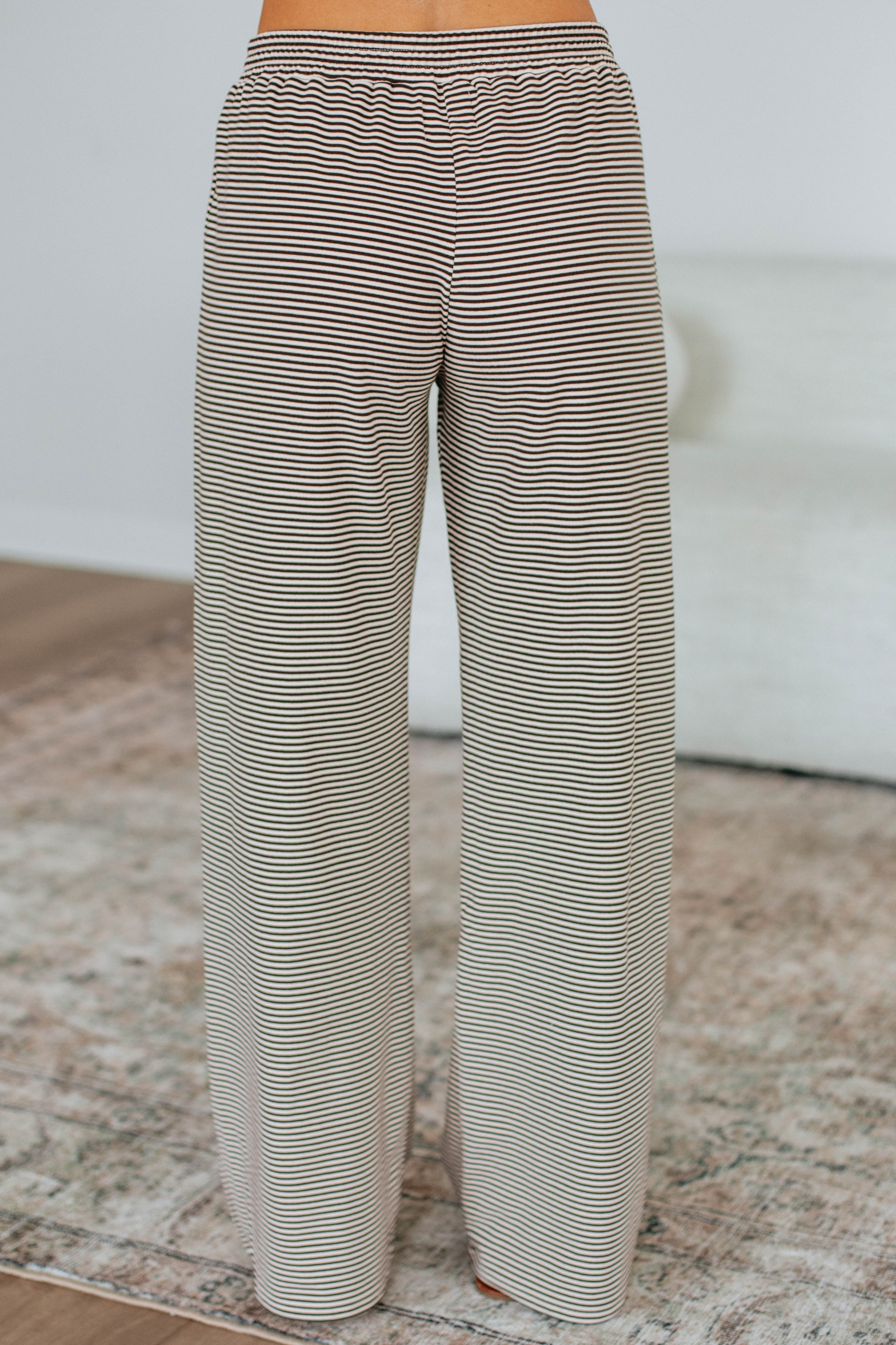 Cayla Striped Pants - Espresso Mix - Image 6